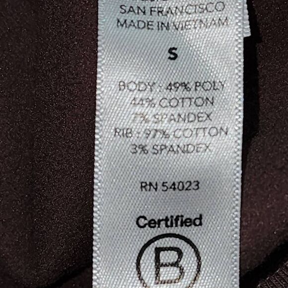 Athleta Womens Triumph Smoked Brown Printed Full Zip Hoodie Jacket Small - Picture 5 of 5